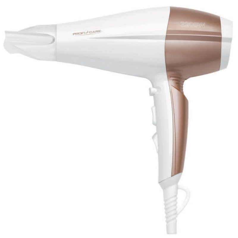PROFI CARE sèche-cheveux PC-HT 3010, brun/bronze, ionisation, 1800-2200 Watts